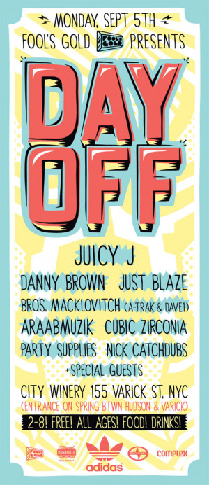 Fool's Gold Day Off coming (free outdoor NYC show w/ Juicy J & more ...