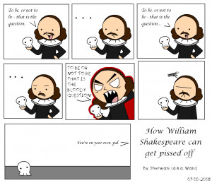 Shakespeare gets pissed off by ami2414