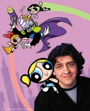 Craig-McCracken-with-his-creations-for-Warner-Brothers-The-Powerpuff ...