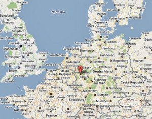 Map Location of Metternich, Euskirchen District,North Rhine-Westphalia ...