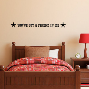 Toy Story Friendship Quotes Decal - toy story quote