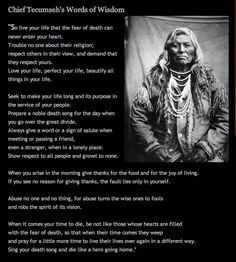 The Wisdom of Chief Tecumseh