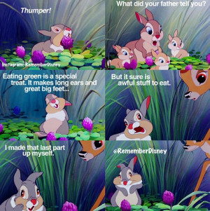 Flower Bambi Quotes Thumper
