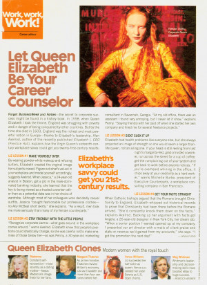 Article: Let Elizabeth Be Your Career Counselor