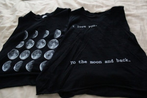 shirt black moon phases i love you quote on it t-shirt muscle tank ...
