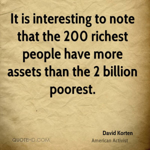 Rich and Poor People Quotes