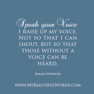 Voice to be Heard...