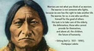 Sitting Bull quote Evan - Means Warrior For You My Evan