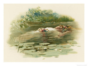 Ophelia Drowns and Dies