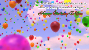 Happy Birthday Quotes and Wishes Photos For Someone Special