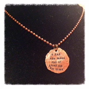for alaska book inspired quote hammered penny necklace ca26ae00 jpg
