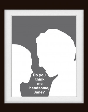 Jane Eyre Memorable Quotes Jane eyre art print by