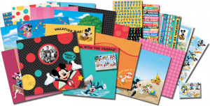 ... Disney Collection - 12 x 12 Scrapbook Album Kit - Vacation and Travel