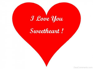Love You Sweetheart Image
