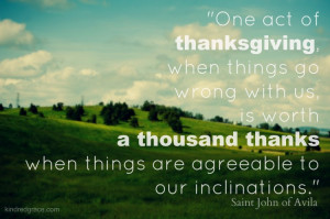 Thanksgiving Alone But God For Beloved