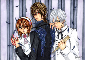 Vampire Knight love triangle by yochan91