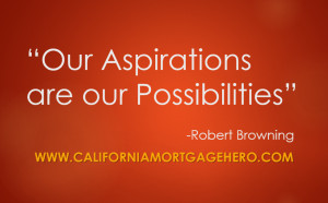 Our Aspirations are our Possibilities – Inspirational Quote