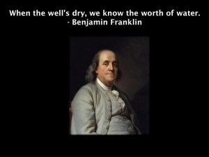 Water is NOT a renewable resource