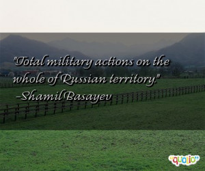 Total military actions on the whole of Russian territory .