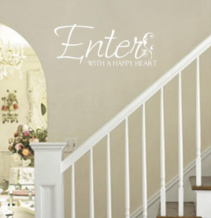 entryway foyer welcome quotes welcome wall quotes are the perfect way ...