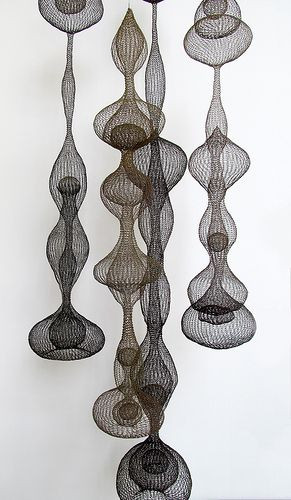 Ruth Asawa. Copper and brass wire, 1955Wire Work, Knits Crochet, Ruth ...