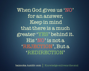 when god gives us no