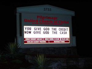 Funny Church Signs , originally uploaded by au_tiger01 .