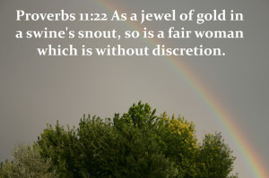 ... fair woman which is without discretion. www.eBibleProductions.com