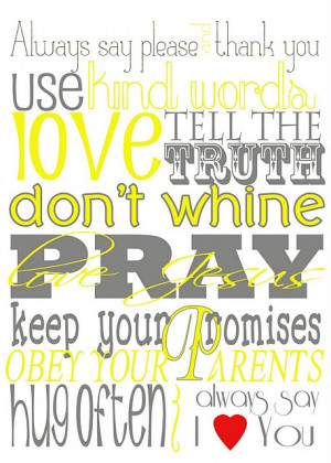 Simple words to live by!!