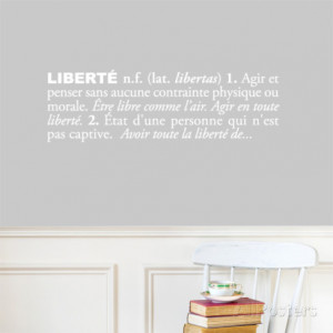 Libert?french) Wall Decal Wall Decal