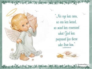 Cute little angels pictures-Photo stock