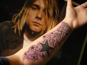 Kurt Cobain Quotes Tattoo Kurt cobain handwriting tattoo