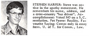 Picture and Quote of the Day: Harper’s High School Pic Accompanied ...