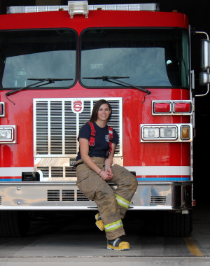 Thatcher Fire Department's first female firefighter/EMT