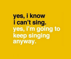 quotes about singing