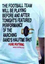 Marching Band t-shirts