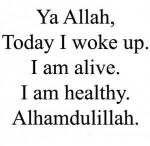 Alhamdulillah, thank you Allah