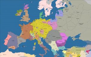 Austrian Holy Roman Empire Map