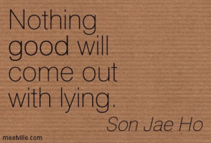 Inspiring Quotes about telling lies