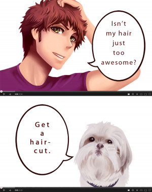Your Hair is Stupid Toby by missxdelaney