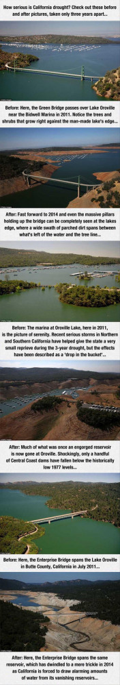 Before And After Pictures Of California’s Drought – 6 Pics
