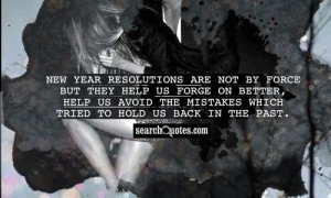 New Year Resolutions Quotes...