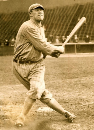 SWINGER: Jim Thorpe with a powerful swing. Thorpe's best season was ...