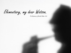 Sherlock Holmes Quotes HD Wallpaper 6