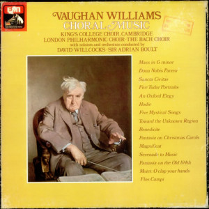 Ralph Vaughan Williams Choral Music UK VINYL BOX SET SLS5082