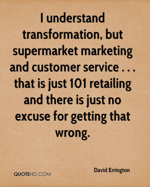 , But Supermarket Marketing And Customer Service That Is Just 101 ...