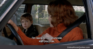 Movie scene quote from the 1999 thriller The Sixth Sense starring ...