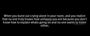 mine quote depression sad lonely alone typo crying self harm idk ...