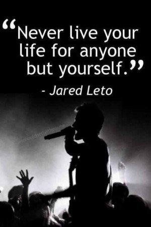 Live for yourself ️