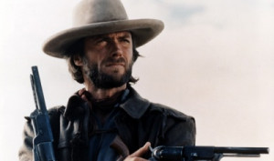 Clint Eastwood with a pair of Colt Walker 1847s as Josey Wales in The ...